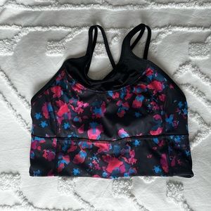 Lululemon long line bra (luxtreme) with high neck (circle mesh)